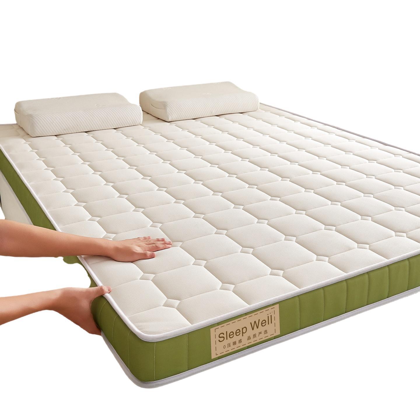 Latex Memory Foam Mattress Topper for Home Bedroom 180X200, Suitable for Rental Apartments, Dormitories, Students, Single Tatami Mat