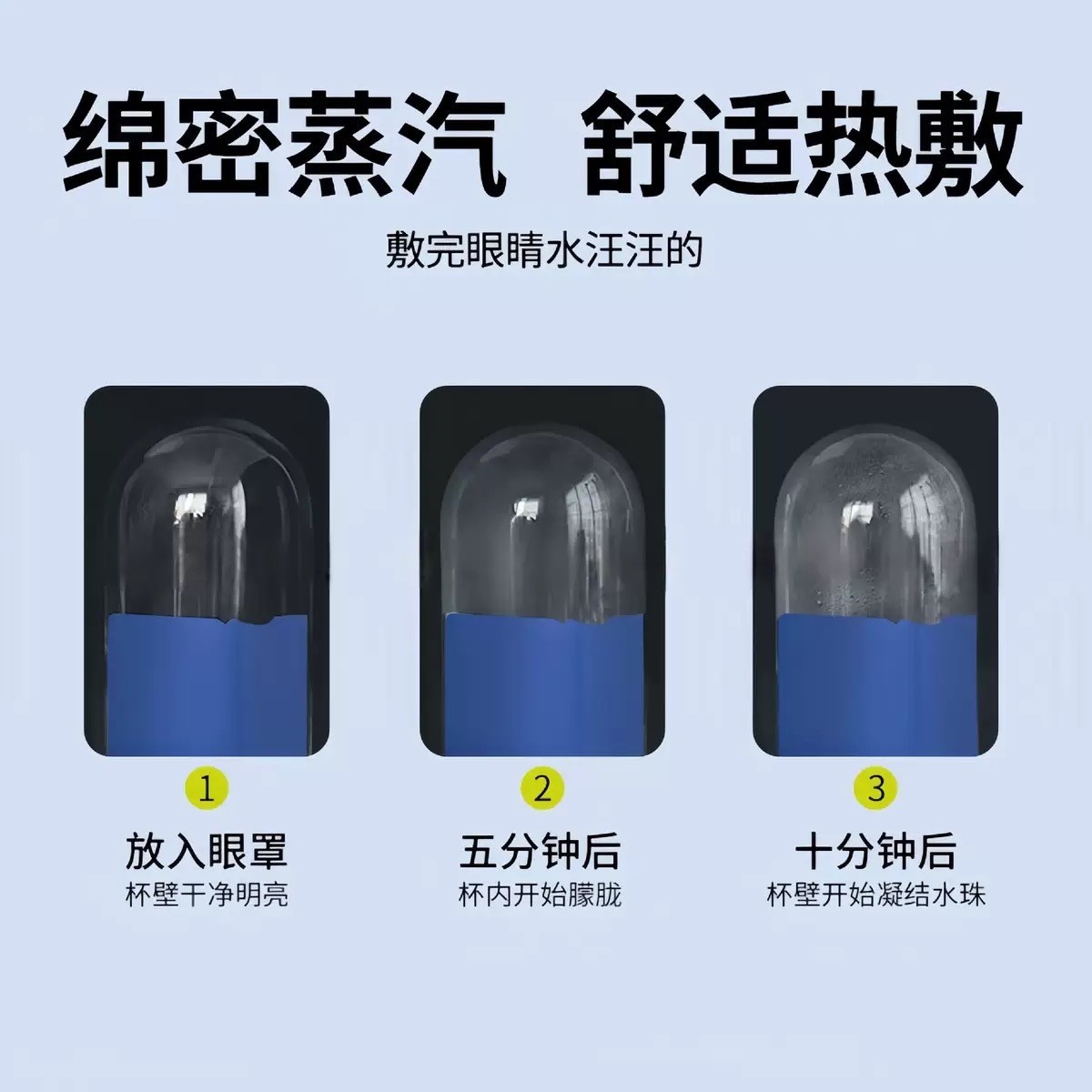 Lutein Steam Eye Mask, Disposable Heating Eye Mask to Relieve Eye Fatigue, Help Sleep, Travel and Office Portable