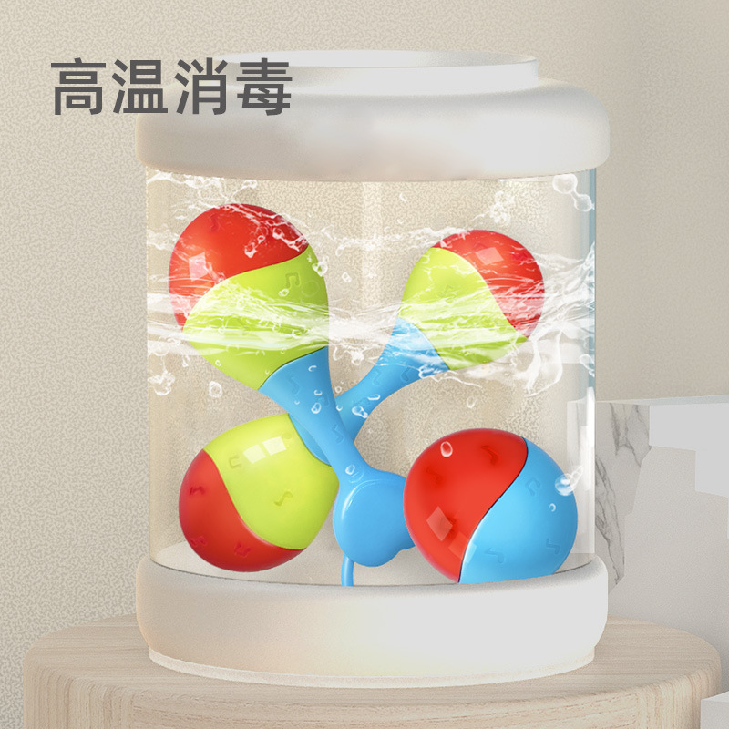 Hong Kong Bixiong Baby Rattle Toy Hand Grasping Newborn Colorful Small Sand Hammer Boiled Baby Grasping Training