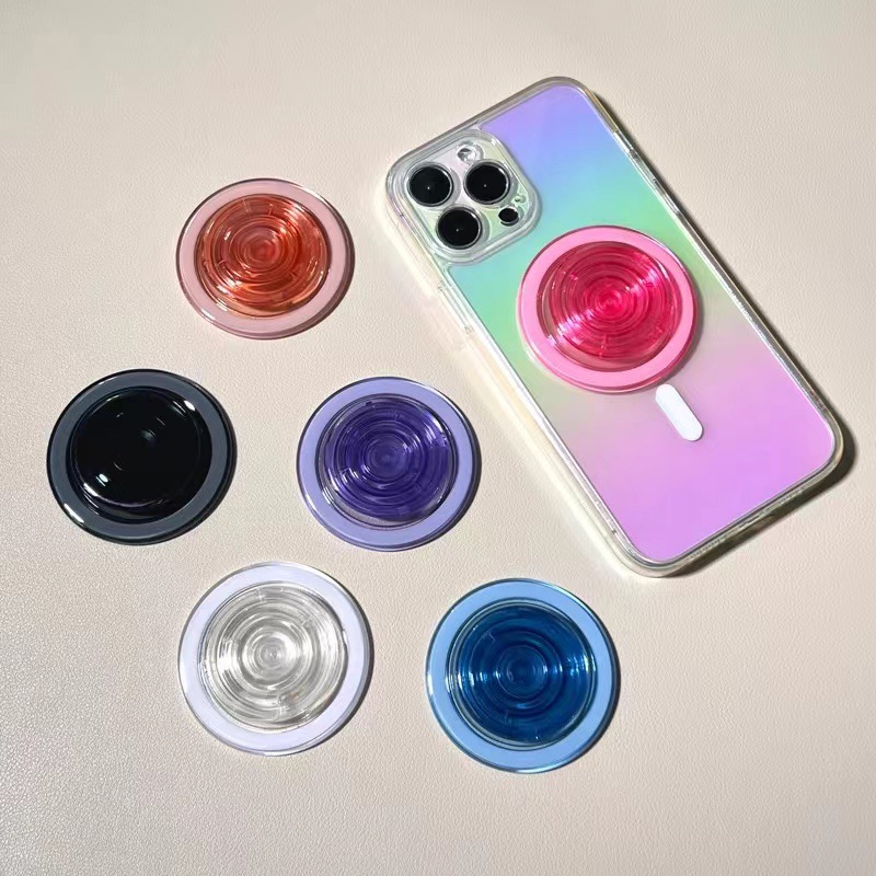 Ultra-transparent Magnetic Bracket Multifunctional Simple Magnetic Airbag Bracket Universal Mobile Phone Bracket Lazy Bracket