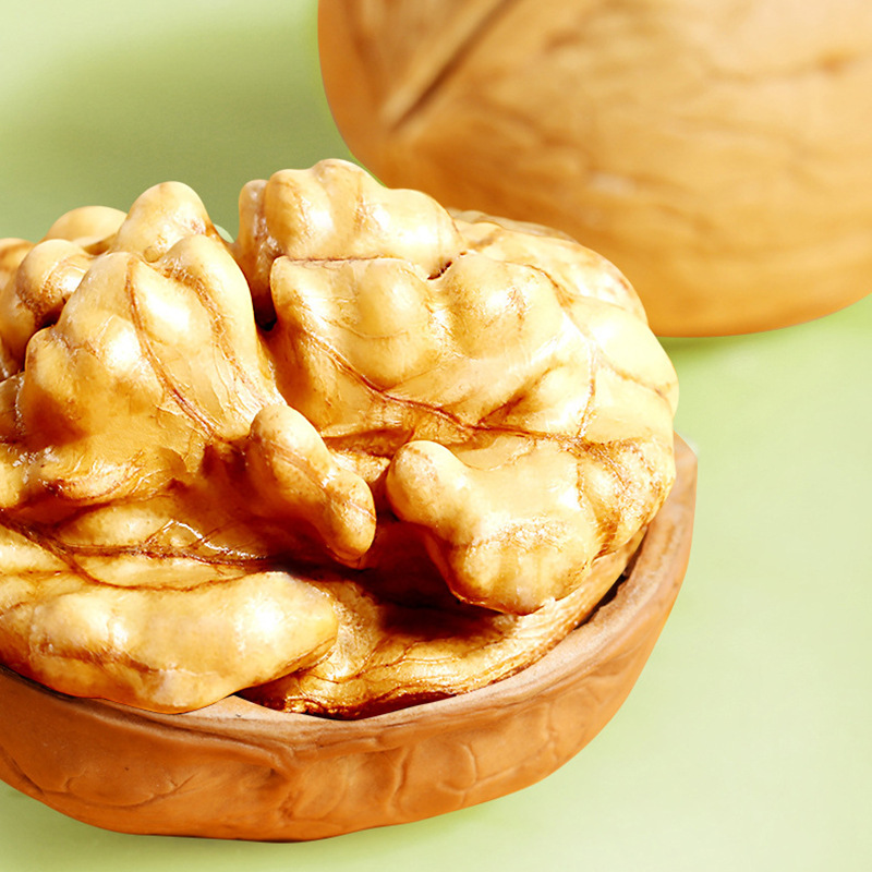 Baicaowei Paper-Wrapped Walnuts 128g Original Flavor Box Pack of 30 Thin-Skinned Hand-Peeled Nuts Snack Food