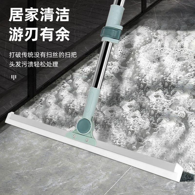 Lazy Wiper Toilet Cleaning Broom Bathroom Floor Household Silicone Hair Silicone Magic Broom New Style