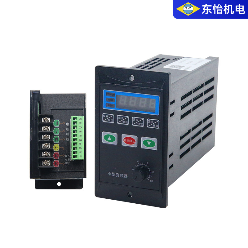 Us Small Frequency Converter 220V Single-Phase Input Three-Phase Output 220V Motor 750W Variable Frequency Speed Controller Wholesale