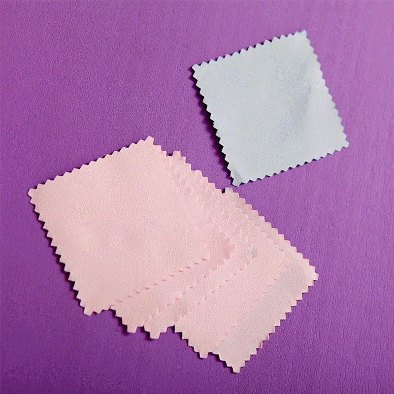 Двуслойная серебряная ткань для чистки 8*8, ткань для ухода за ювелирными изделиями, полировочная ткань, двусторонняя бархатная серебряная ткань, оптовая фабричная продажа