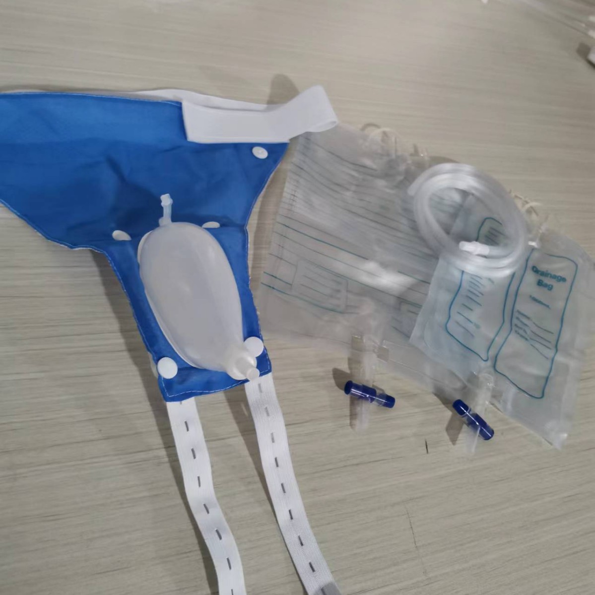 Silicone Urethral Set Urine Bag Bed Leak Prevention Incontinence Adult Urine Catheter Male Elderly Women Breathable