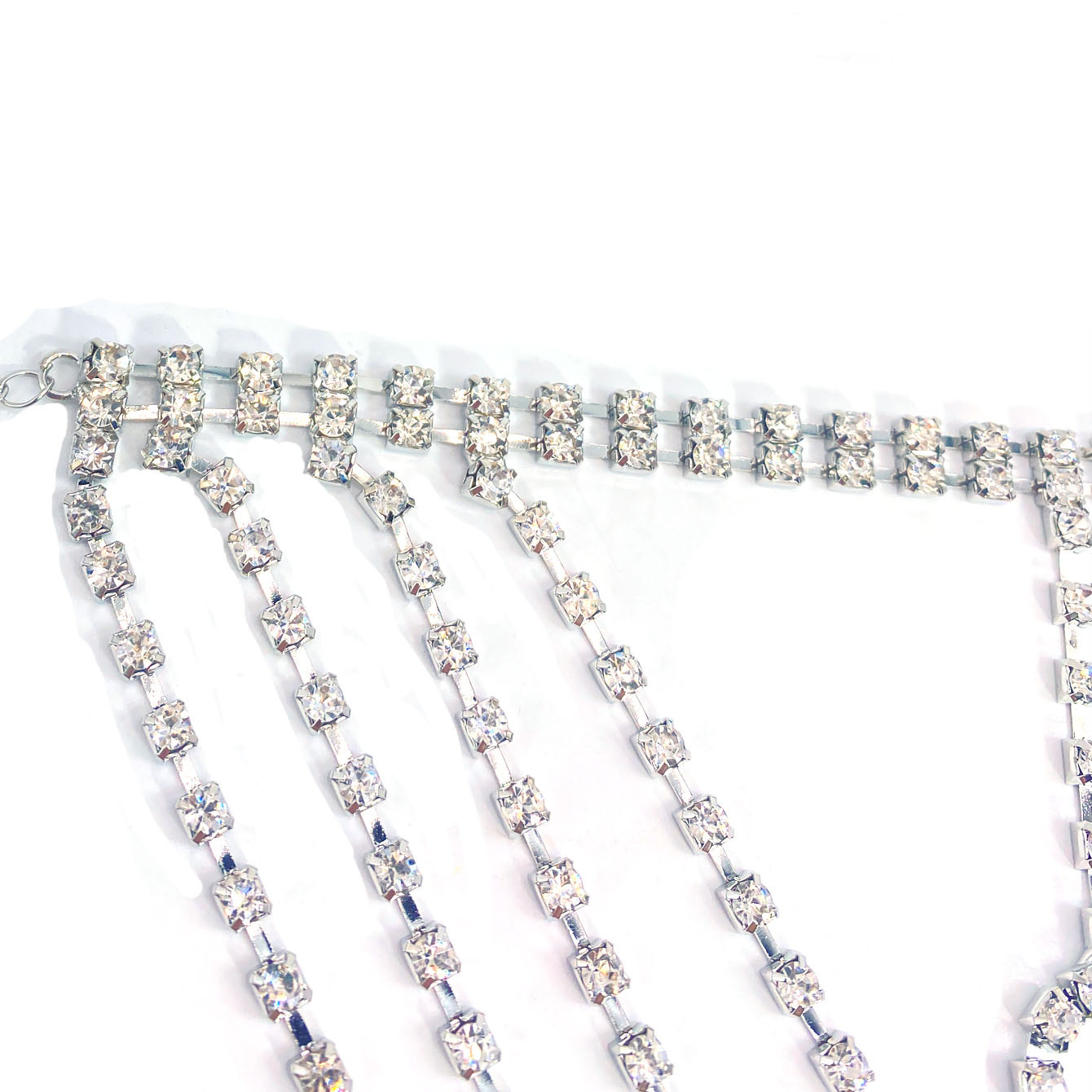 Full Diamond Sexy Hollow Panties Chain Personalized Multi-Layer Full Diamond Body Chain European and American Sexy Waist Chain Body Chain