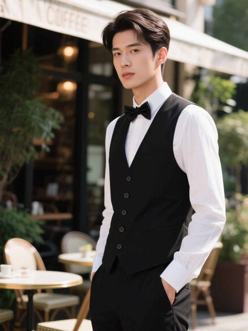 Groomsman Suit Vest Combination Three-Piece Men's Suit Vest Suit Business Work Clothes Choir Work Professional Wear