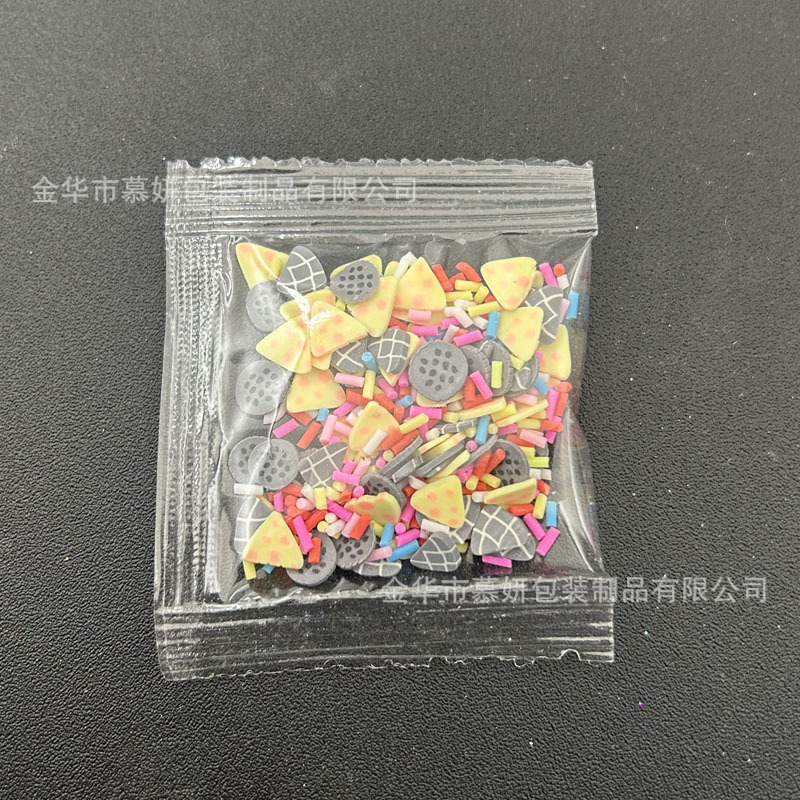 Factory supply soft clay chip simulation biscuit cheese soft clay rainbow pearl with diy accessories