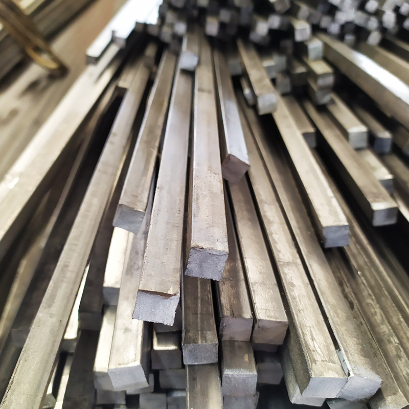 Square Steel 45 # Solid A3 Cold-Drawn Square Steel for Construction, Used for Building Frame Structures, Mechanical Cold Parts, Steel Manufacturer Wholesale.