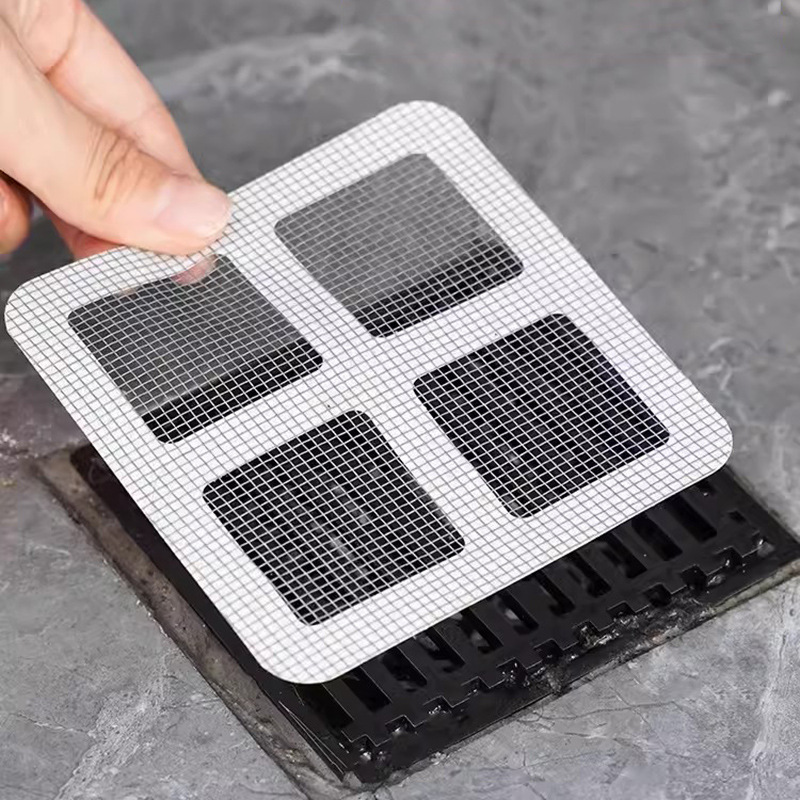 Disposable Floor Drain Stickers Kitchen Anti-Clogging Filter Bathroom Bathroom Hair Filter Stickers Anti-Insect Floor Drain Stickers