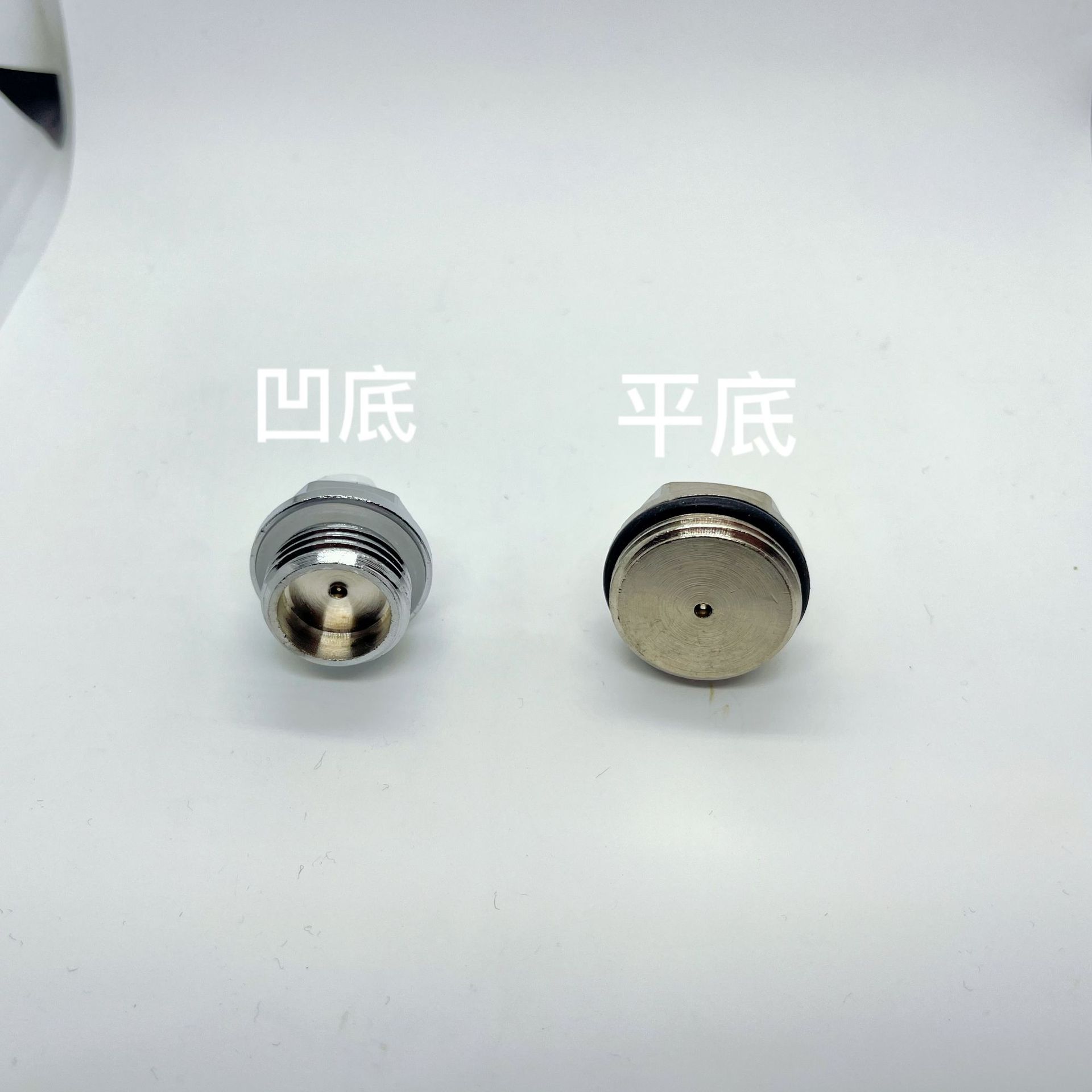 Radiator plug air valve plug. 4 points 6 points 1 inch pure copper universal bleed plug copper/iron chrome plated exhaust valve