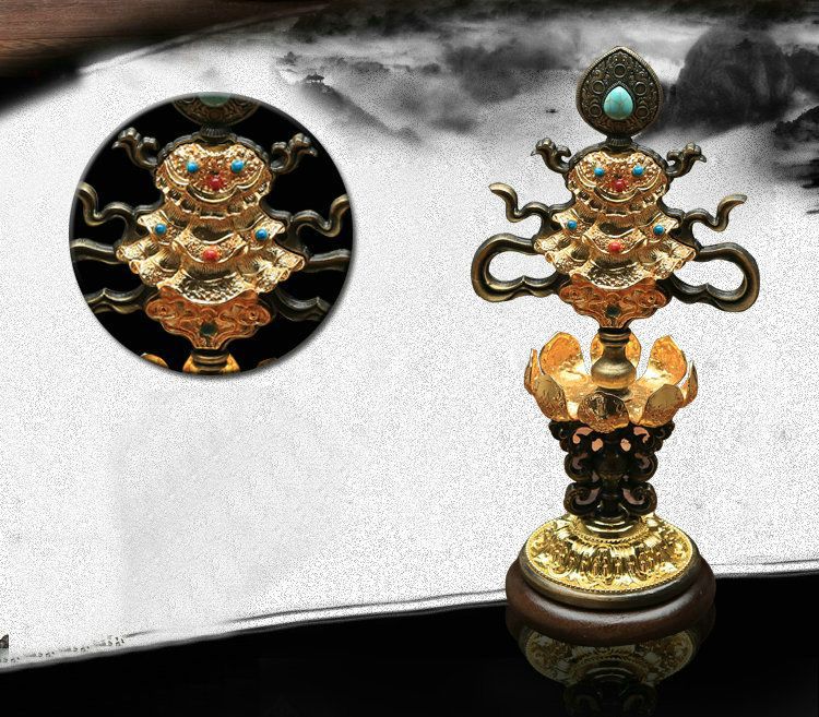 Auspicious Eight Treasures Alloy Metal Auspicious Eight Treasures Auspicious