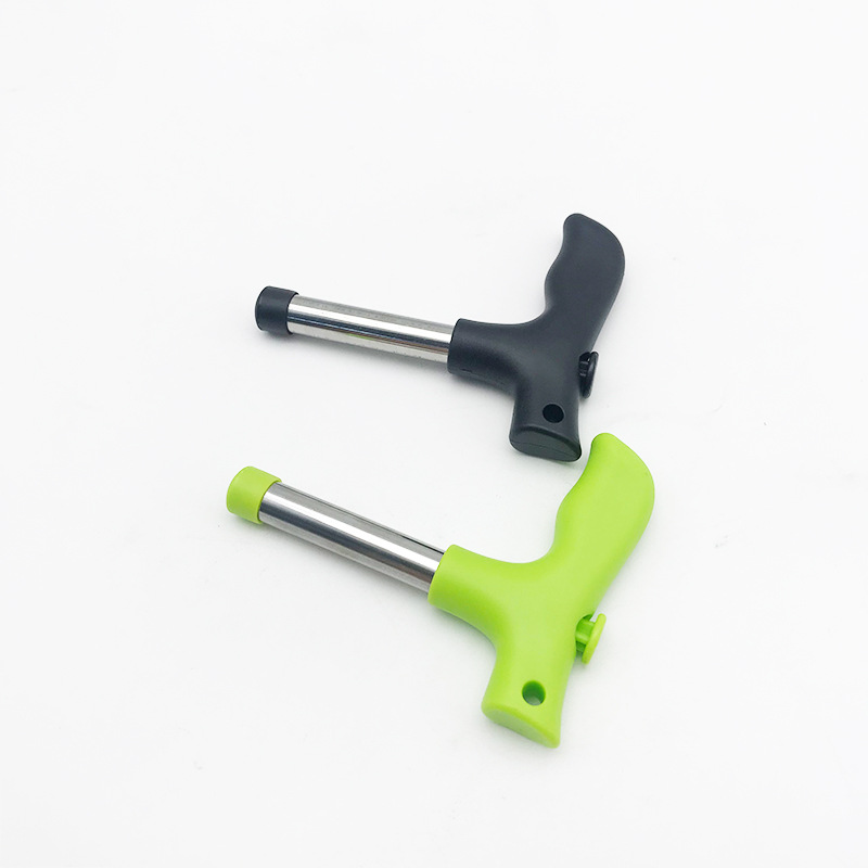 Factory wholesale in stock coconut opener stainless steel coconut shell opener coconut tools household manual coconut green hole opener