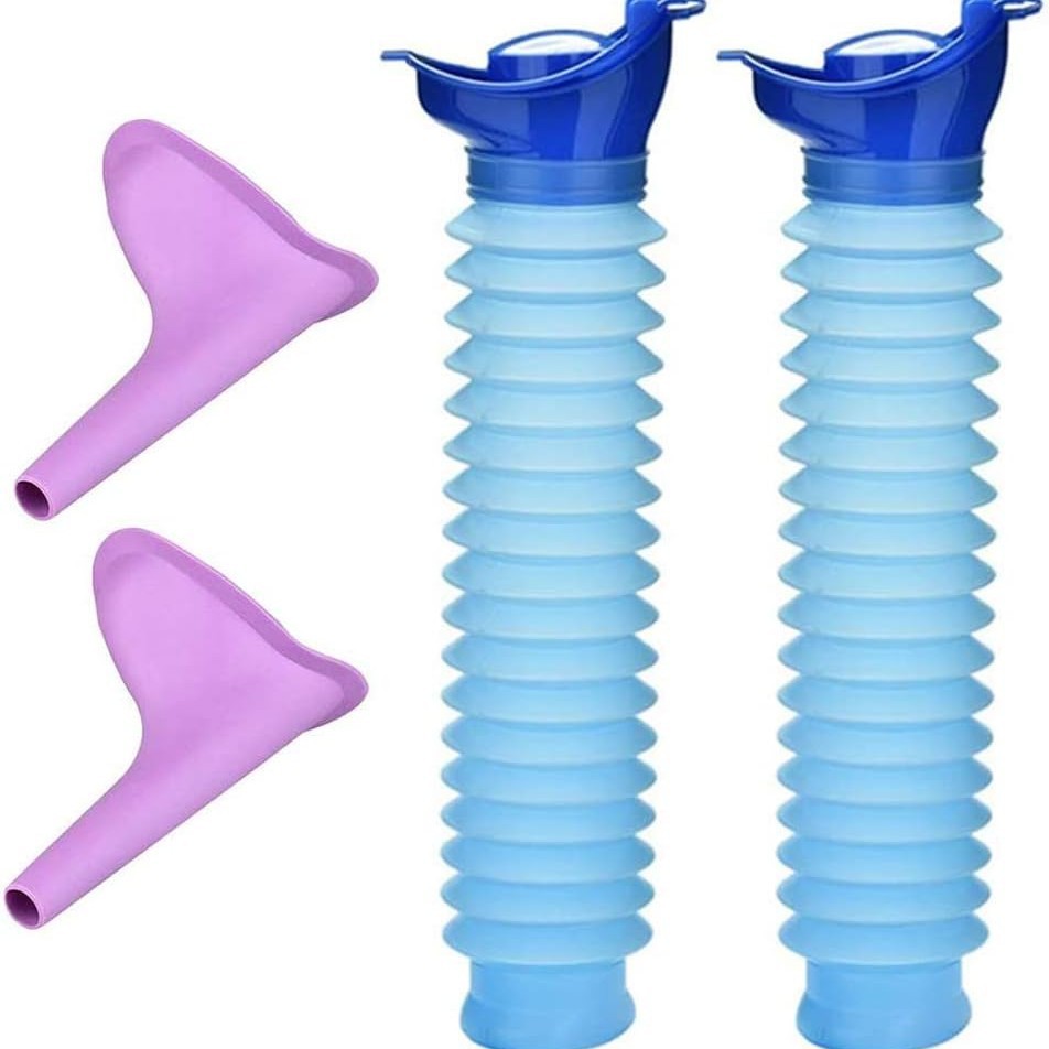 Cute cross-border Women's retractable urinal outdoor standing car emergency squat-free travel urinal car urinal