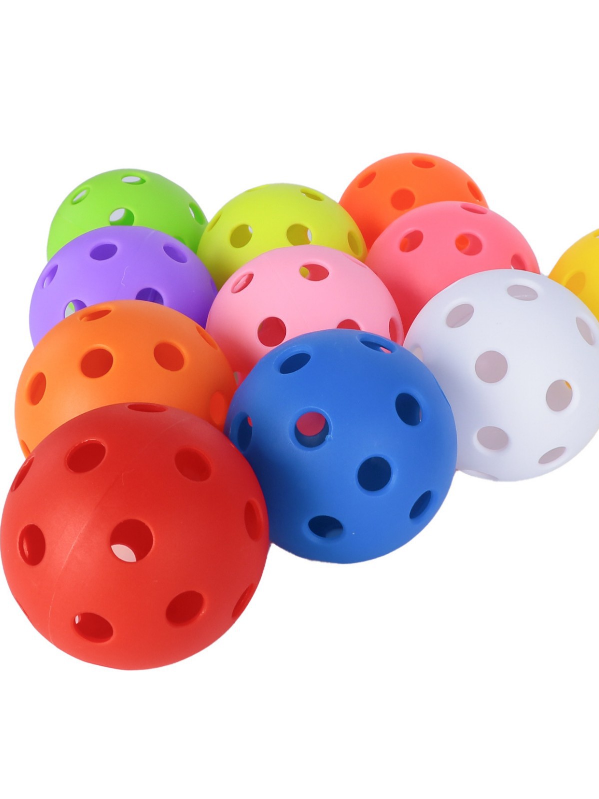 26-Hole 40-Hole Durable Pickleball Injection Molded Tpe Pickleball with Hole Injection Molded Ball Hole Ball Can Be Added with Logo