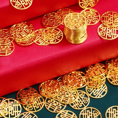 Wedding supplies happy word pendant DIY zinc alloy jewelry candy box happy word accessories instead of coins small happy pendant