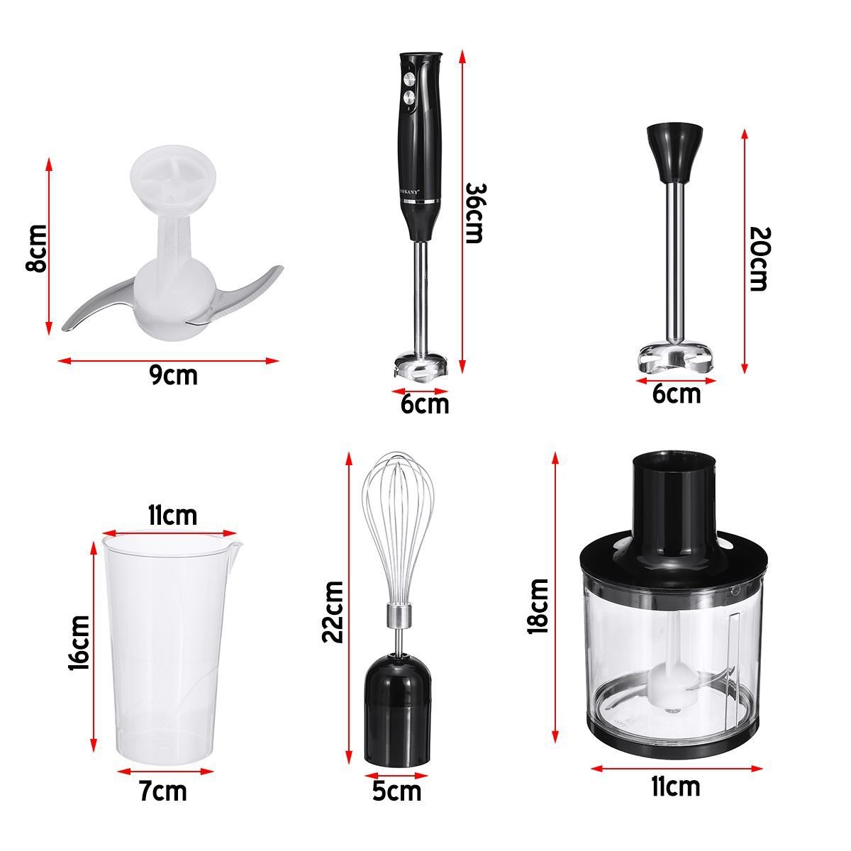 Foreign trade export household multifunctional cooking stick baby food supplement machine four-in-one cooking machine handheld egg beater wholesale