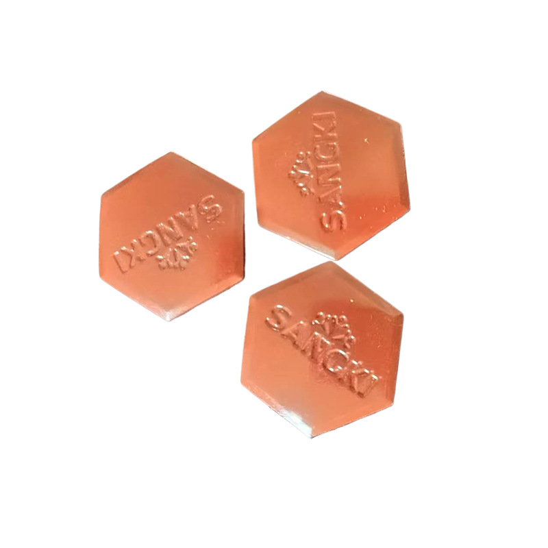 Tourmaline Sheet Manufacturer Wholesale Far Infrared Ceramic Sheet Tourmaline Sheet Particles Multi-Color Optional Hexagonal Energy Sheet