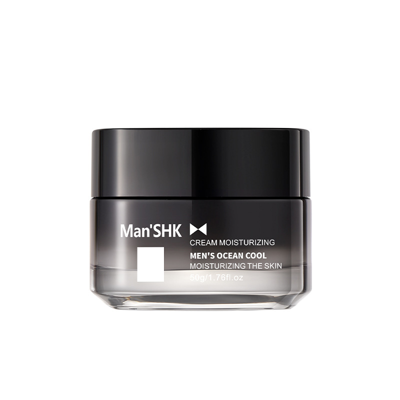 Jiefuquan Men's Ocean Cool Moisturizer 50g Hydrating, Rejuvenating, Moisturizing Skin Men's Face Cream