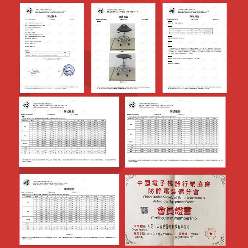 Supply Adjustable Chair Laboratory Workshop Assembly Line Adjustable Round Stool Pu Stool Surface Anti-Static Adjustable Chair