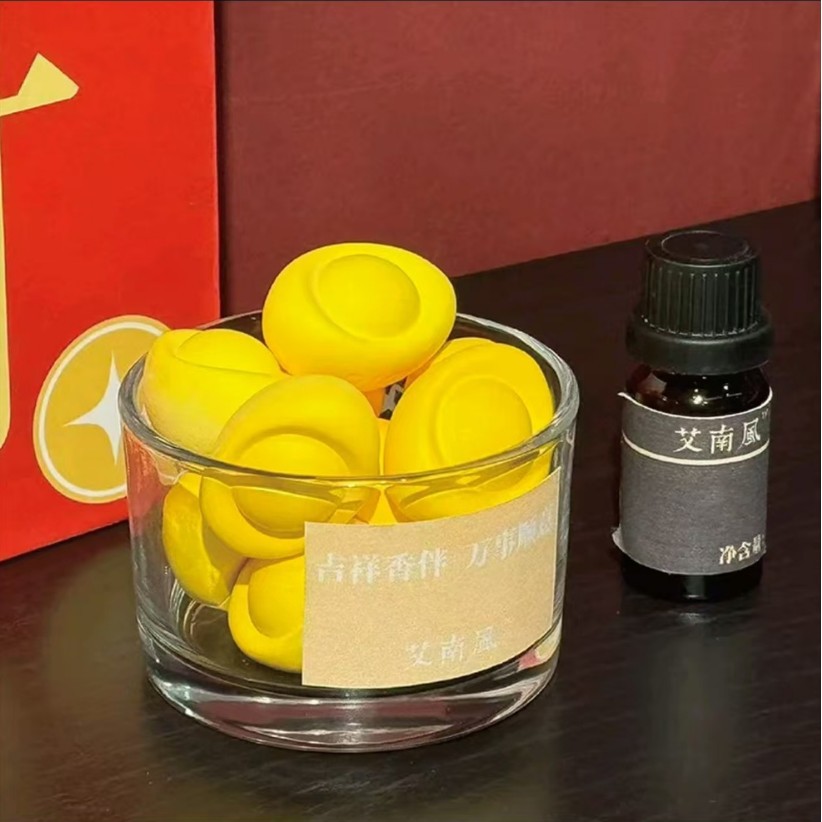 Gypsum Aroma Diffuser Stone Essential Oil Gift Set Flameless Aromatherapy High-End New Year Home and Car Gift Set for Home Use