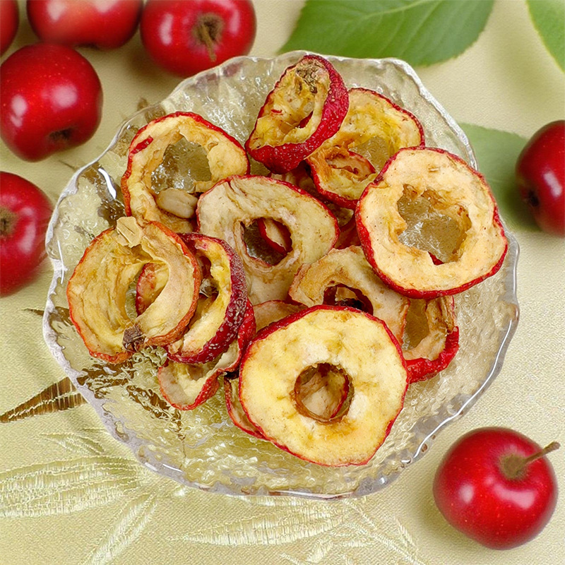 Manufacturer Wholesale Seedless Hawthorn Slices 500g Bulk Hollow Ring Tea Slices New Seedless Pitted Freeze-Dried Hawthorn Slices