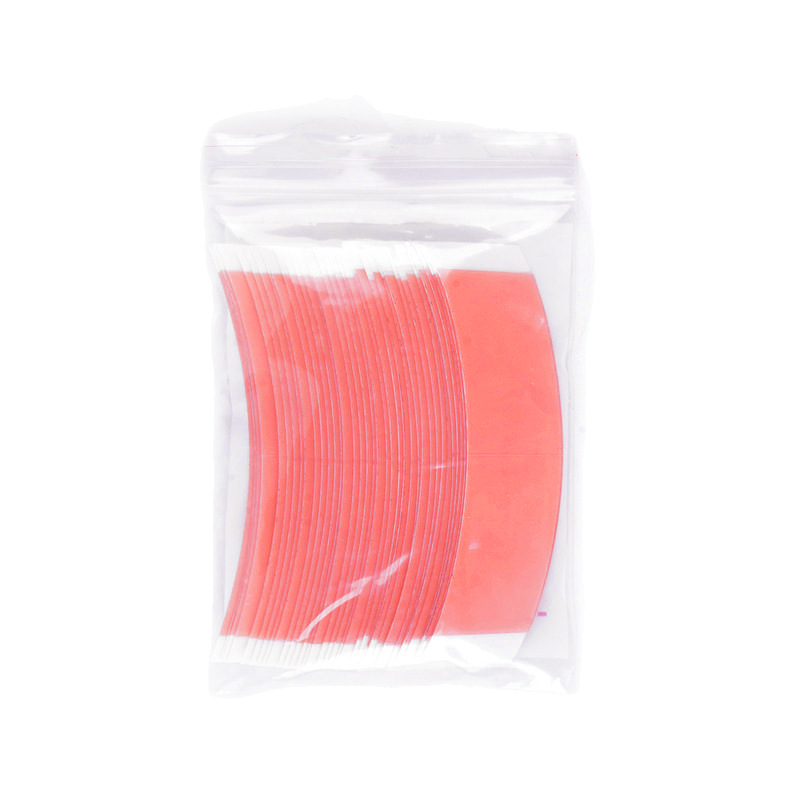 Factory wholesale paste pure red men's wig film biological leather reissue patch breathable wig double-sided tape