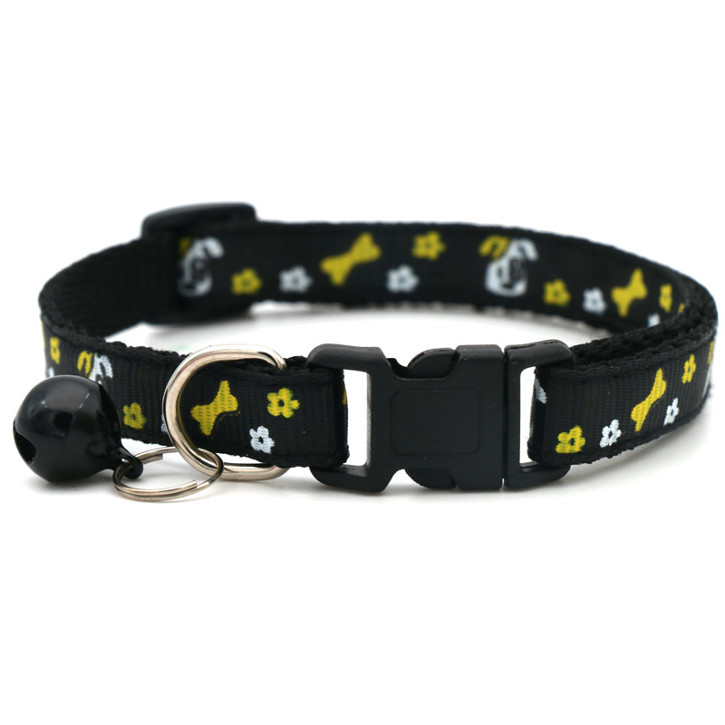 1.0 bone dog flower pet cat dog collar cat bell collar pet supplies wholesale