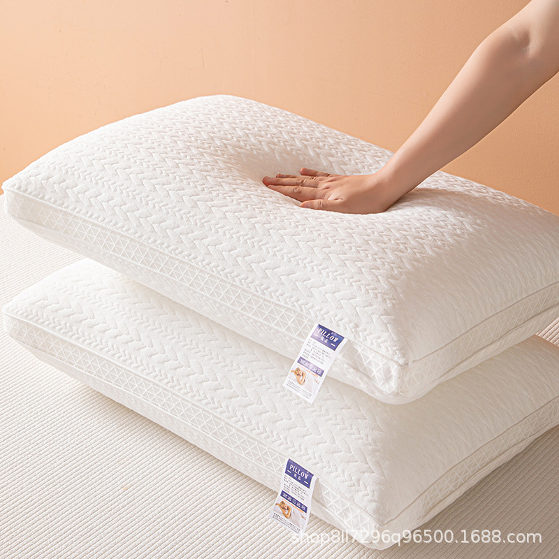 Новый наполнитель подушки облачного комфортабельного сна из дышащей сетки с трехмерным пером и бархатом, оптовая продажа