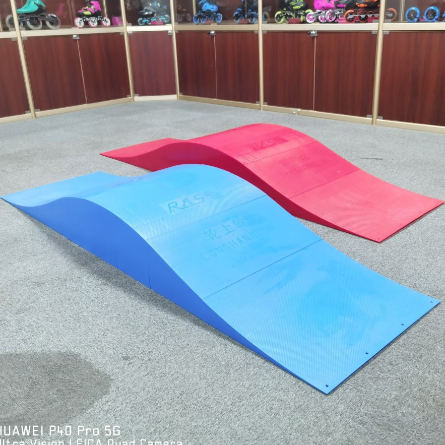 Bicycle scooter scooter roller skating ramp wave runway free assembly combination