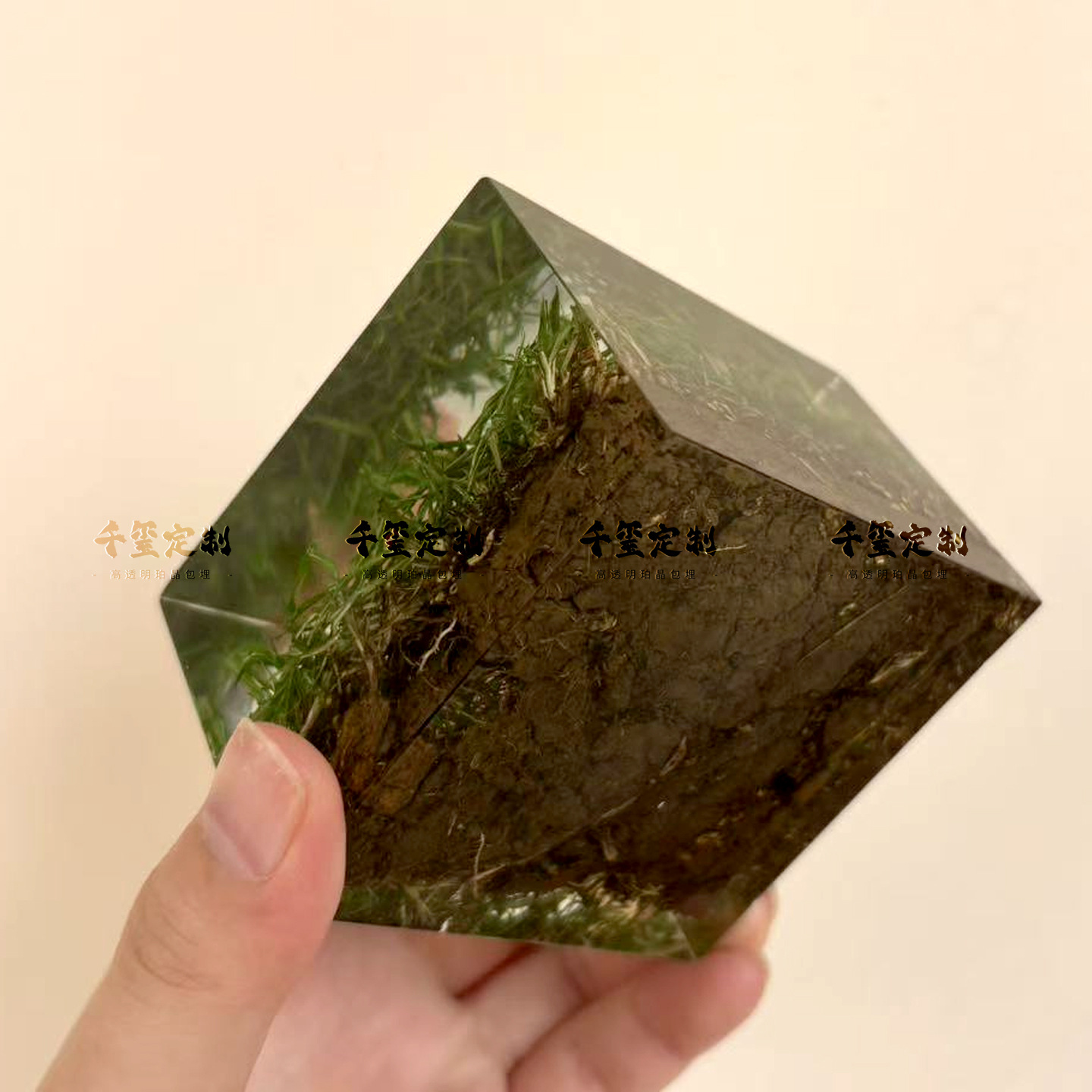 Acrylic Embedded Real Turf Custom Crafts World Cup Football Stadium Peripheral Souvenirs and Souvenirs