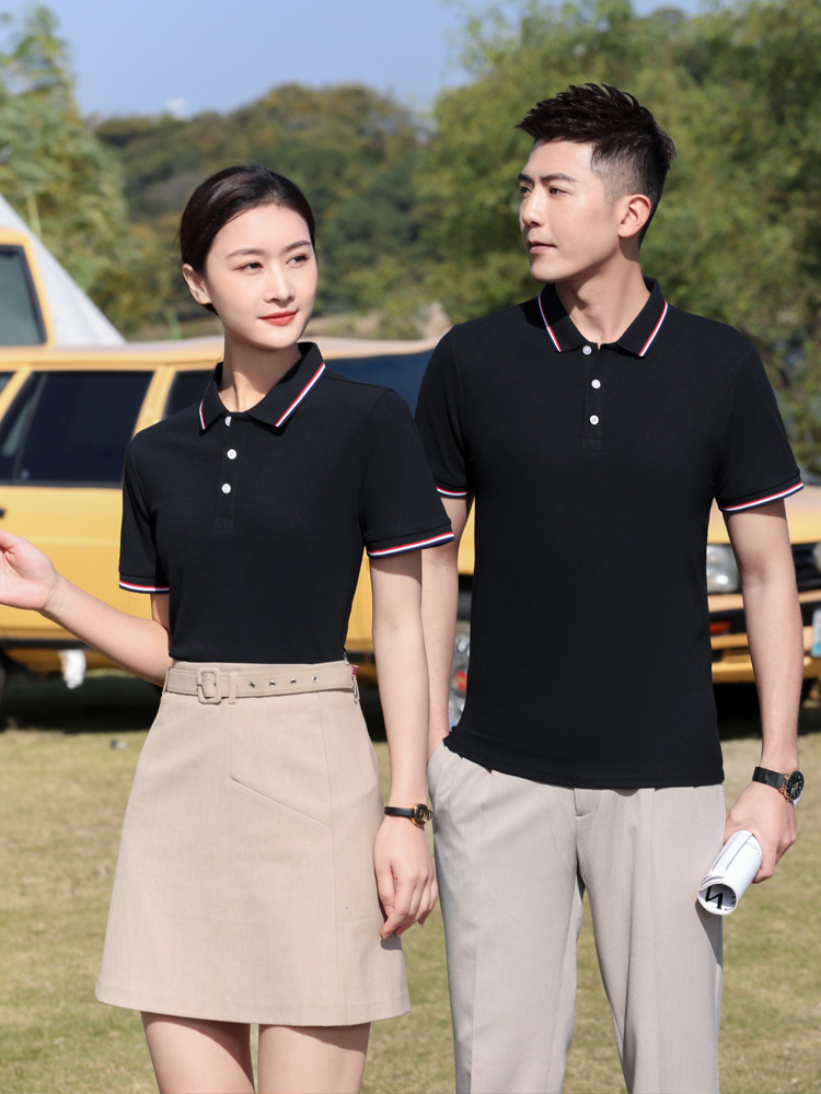 Amedee Ozenfant AMD1100 220g seaweed cotton lapel polo shirt overalls printing