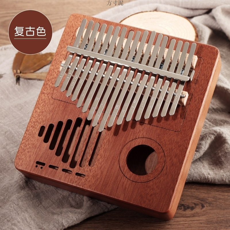 Kalinbaqin 17-tone 21-tone finger piano African musical instrument children's adult musical instrument factory cross-border wholesale