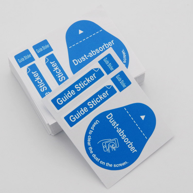 Пленка для сбора пыли для экрана, липкая пленка, наклейки для удаления пыли на английском и китайском языках, комплект для очистки экранов