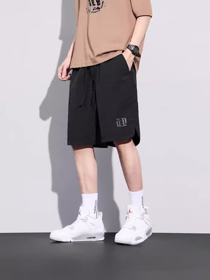 2025 Summer New American Work Shorts Men's Summer Japanese Trendy Brand Loose Straight Casual Quick-Dry Five-Point Shorts