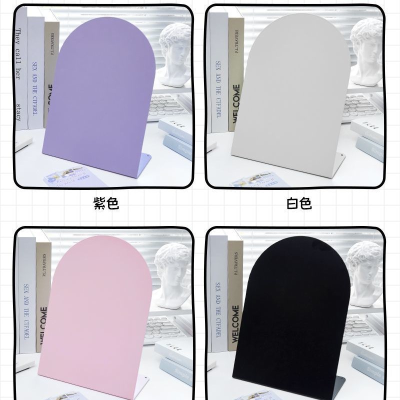Desktop Storage Magnetic Board Arch-Shaped Message Board Creative Gift Workstation Goodies Message Stand Memo Ornaments