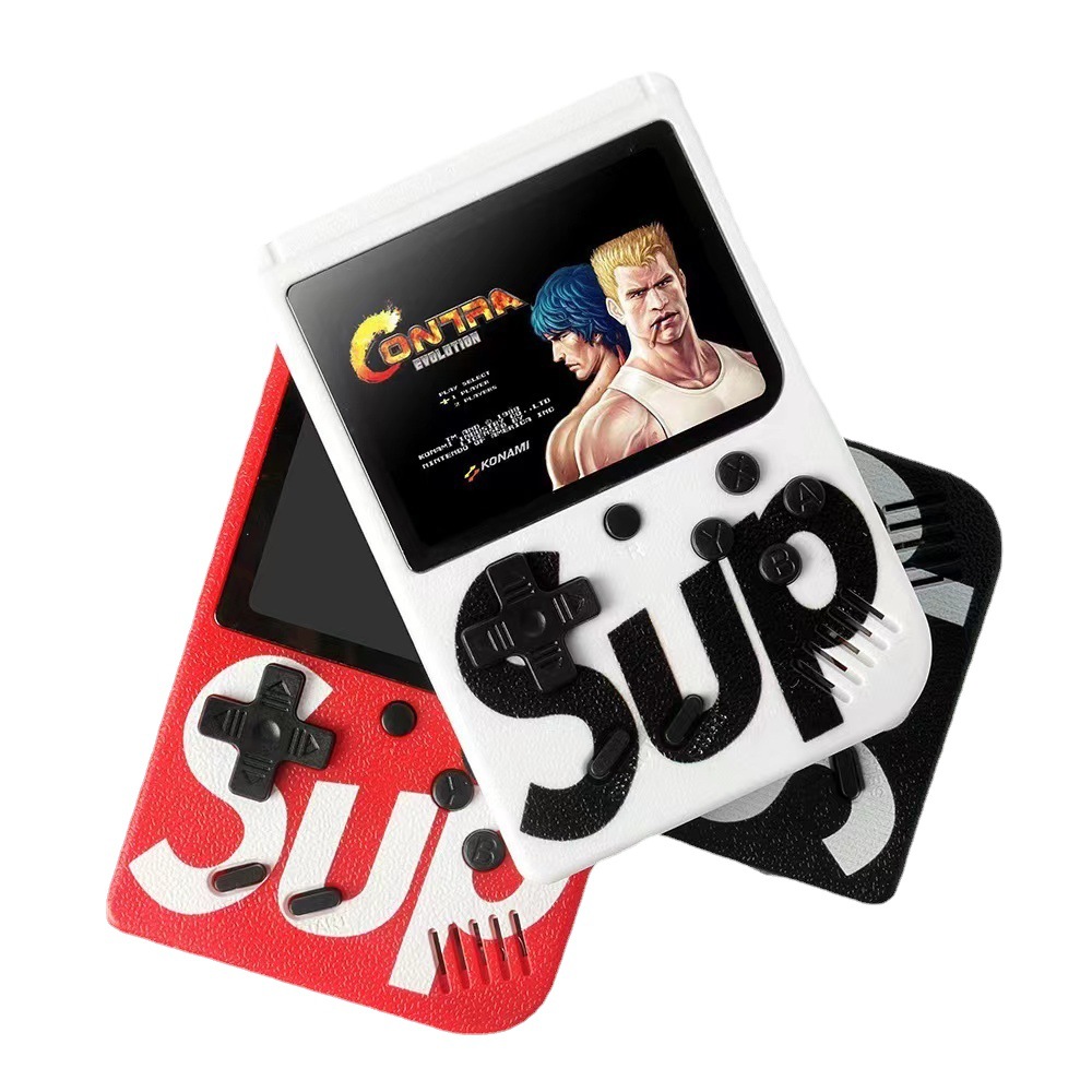 Cross-Border Handheld Console Sup400-In-One Mini Handheld Game Console Super Mario Tetris Kidsren's Handheld Console