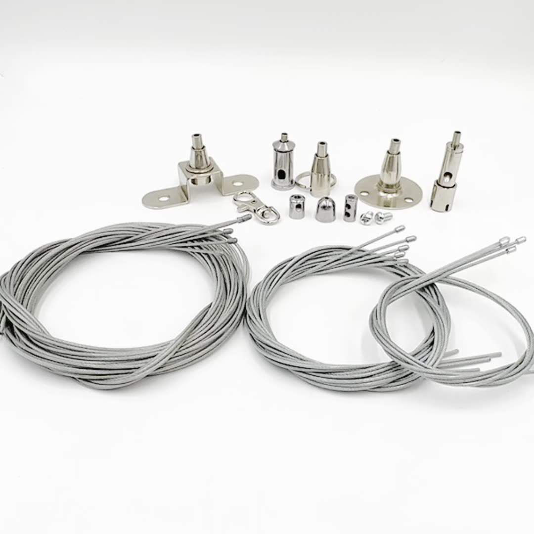 Wire Rope Stainless Steel Wire Hanging Wire Coated Wire Rope Φ1.5Mm Lamp Chandelier Rope Lighting Hardware Accessories