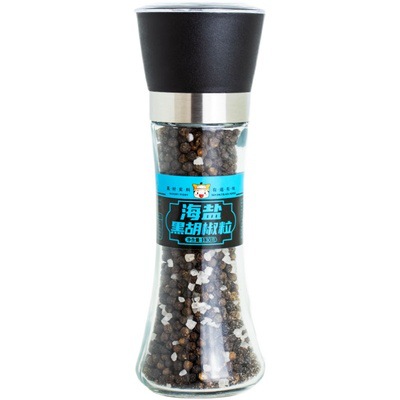 Sea salt Black pepper compound seasoning comes with grinder hungry pig barbecue dipping seasoning bottled seasoning