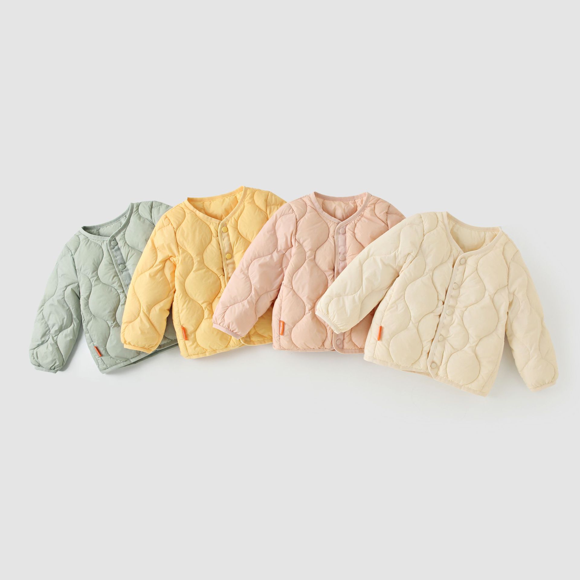 90% White Duck down Kidsren's Light down Jacket Baby Autumn and Winter Warm Liner Boys and Girls School Uniform Artifact