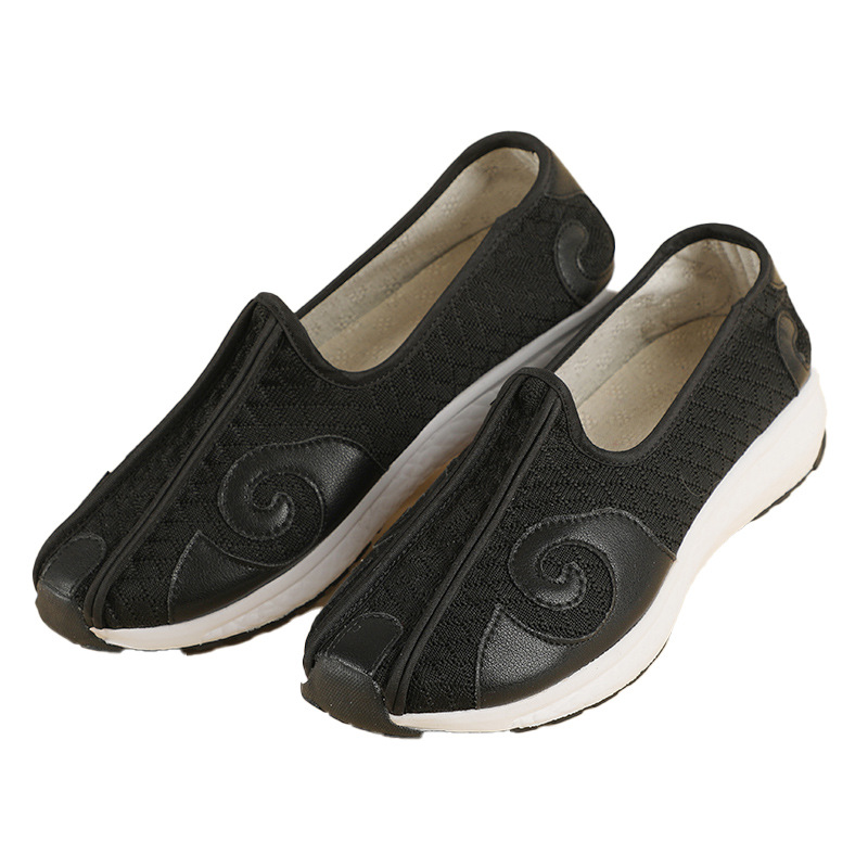 Wudang Mountain Cloud-Pattern Shoes, Taoist Cloth Shoes, Cloud-Toe Taoist Shoes, Martial Arts Soft-Soled Practice Shoes, Ten-Direction Shoes