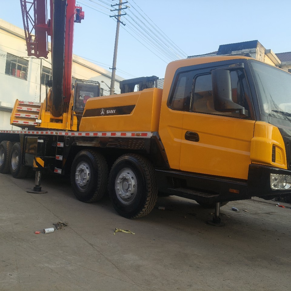 Кран Sany на 50 тонн, б/У кран Sany STC750, б/У автомобильный кран