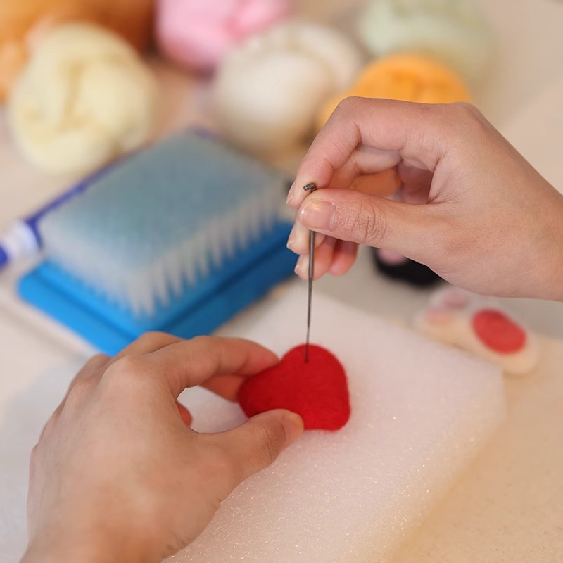 DIY Wool Felt Materials Wet Felt Needle Felt Colorful Wool Strips Wet Felt Wool Wholesale Creative Gifts