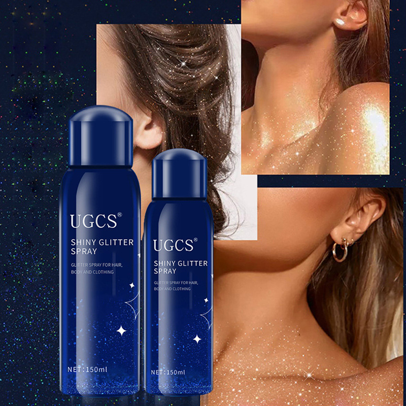 Cross-Border Nightclub Party Glitter Spray Halloween Glitter Body Starry Sky Freshener Long-Lasting Fragrance Fantasy Aromatherapy