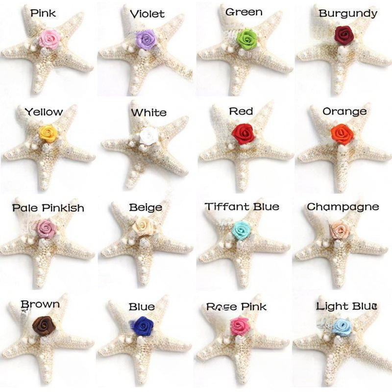 1cm 1.5cm Mini Handmade Ribbon Roses DIY Hair Accessories Jewelry Ribbon Decorative Flowers