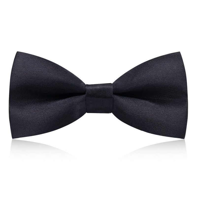 Men's Bow Tie Men's Best Man and Groom Wine Red Black Bow Tie Dress Wedding British Korean Style Bow