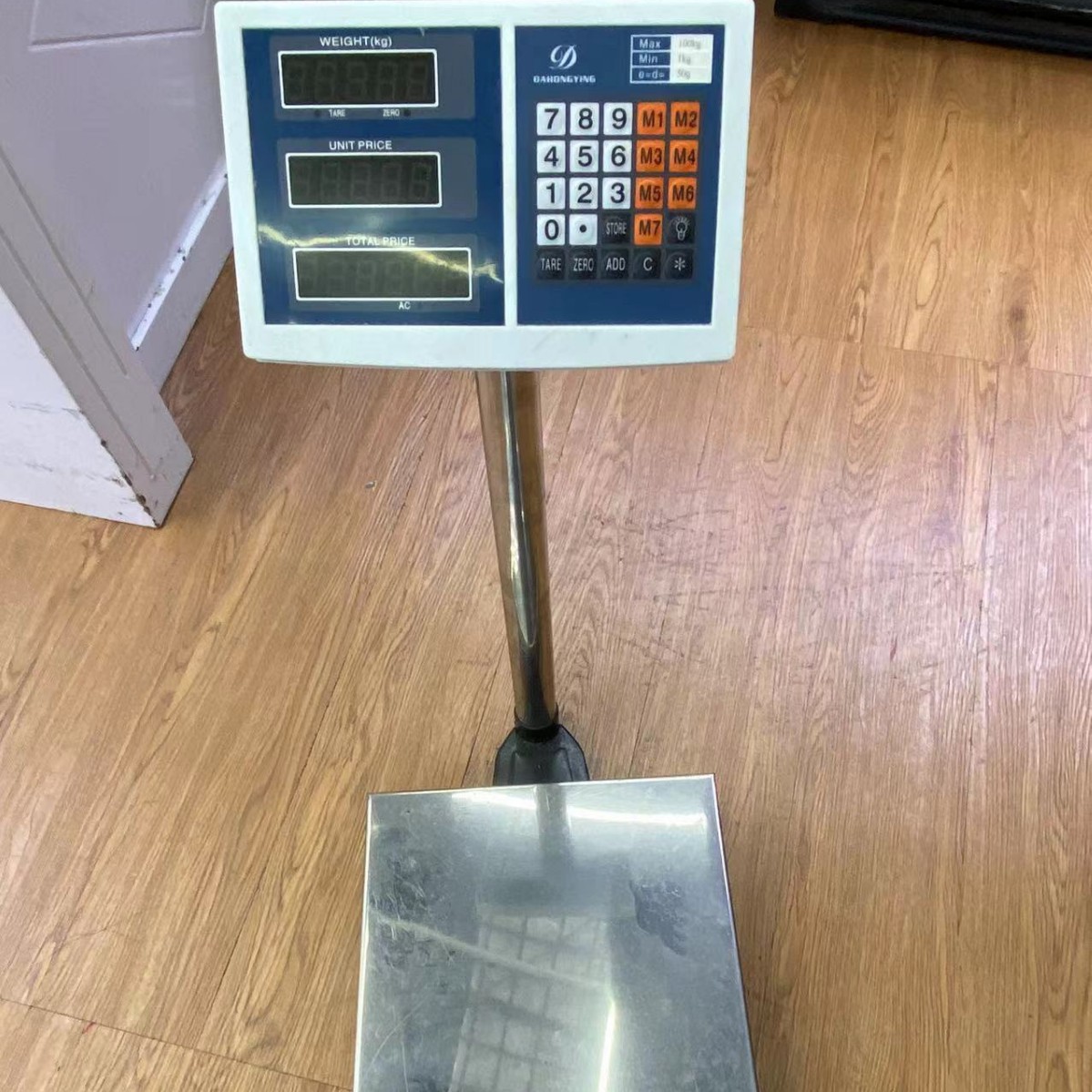 Stainless Steel Electronic Platform Scale Trigeminal Charger Plastic Meter Electronic Platform Scale