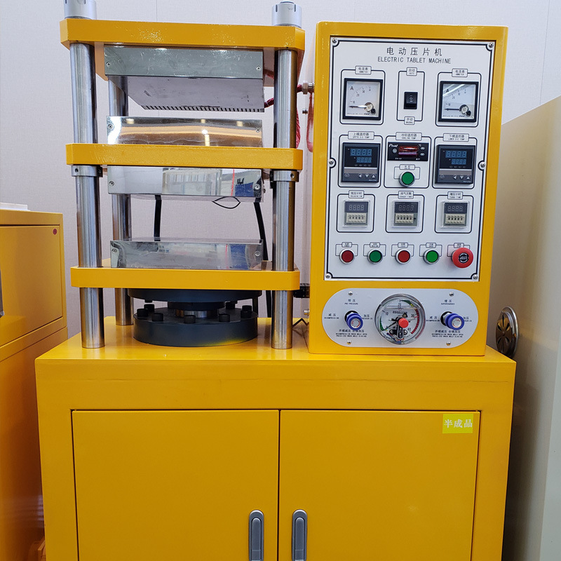 Rubber Flat Plate Vulcanizer Laboratory Small Fully Automatic Plastic Hot Plate Vulcanizer Electric Heating Vulcanization Molding Machine