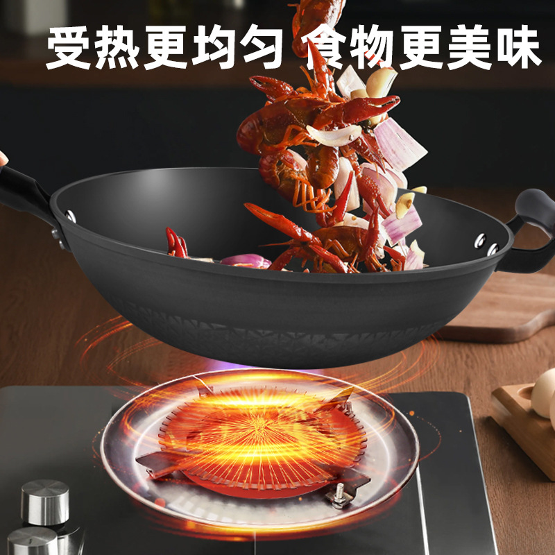 Gas Stove with High Flame for Home Use, Single Accessory Fireproof Ring, Double Natural Gas Special Cover Bracket, Liquefied Gas Stove Tabletop Stand