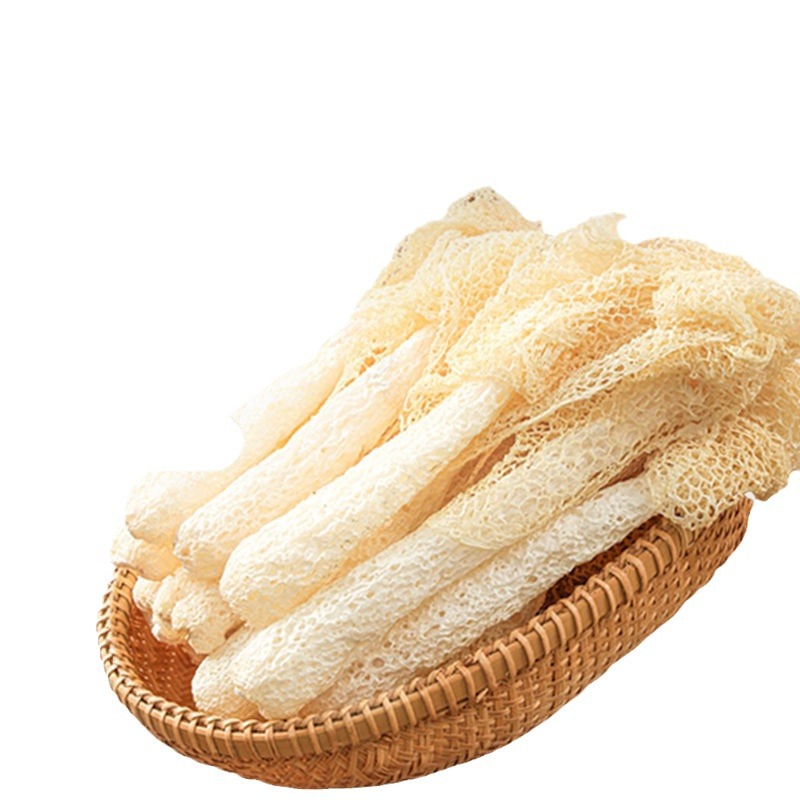 Bamboo Fungus Dry Goods Gutian Long Skirt Bamboo Fungus Original Color Nourishing Soup Ingredients Mushroom Soup Bag Whole Box Wholesale